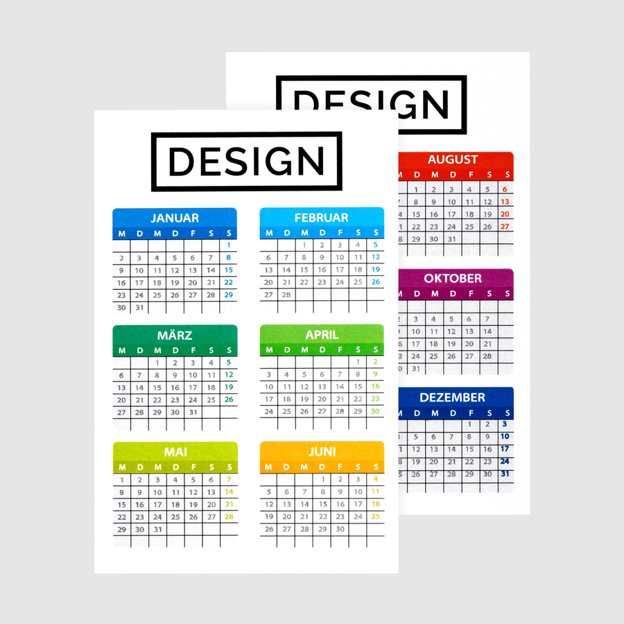 Minikalender Aus Papier G nstig Drucken WIRmachenDRUCK