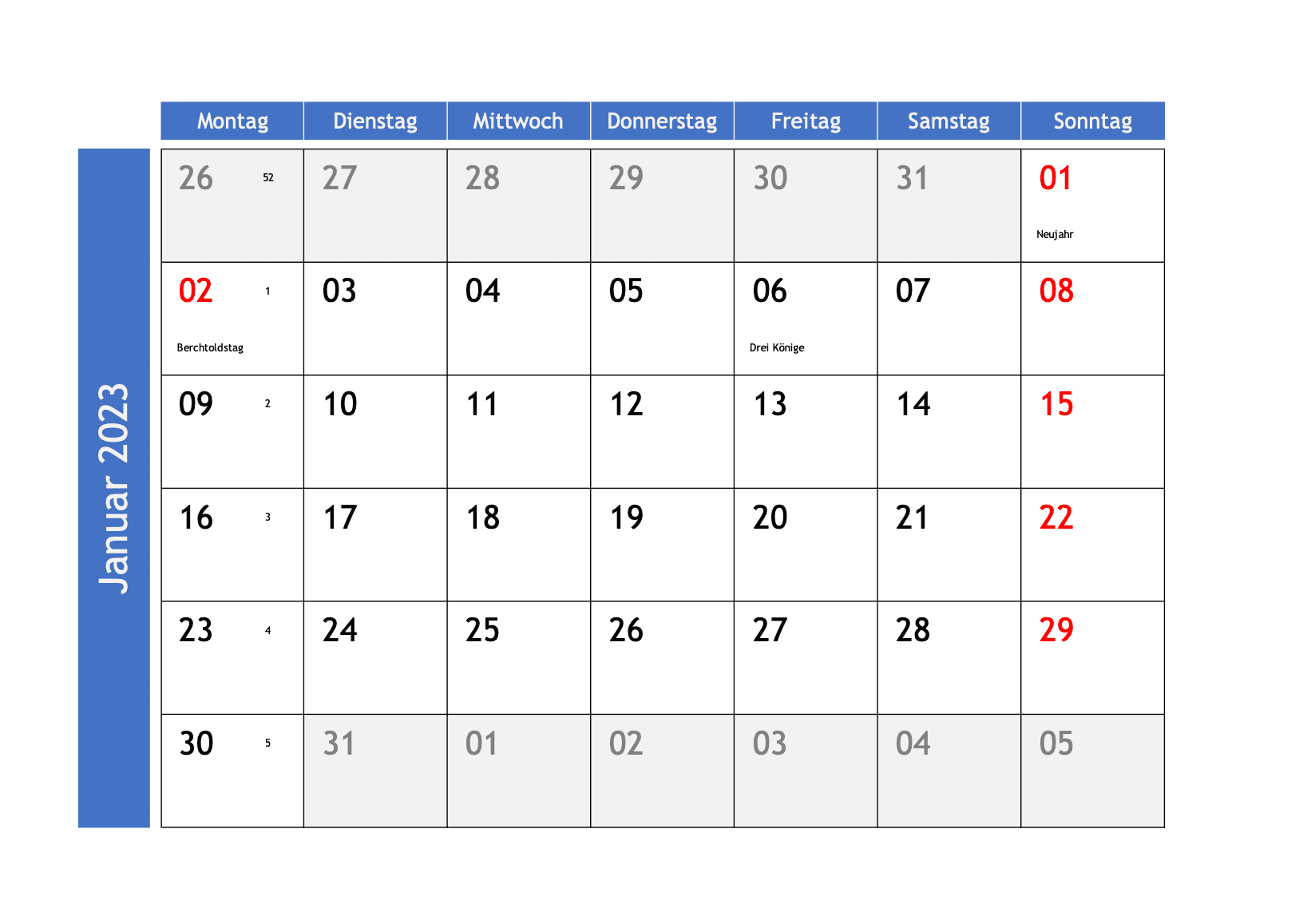 PDF Kalender 2023 Zum Ausdrucken PDF Kalender 2023 Zum Ausdrucken