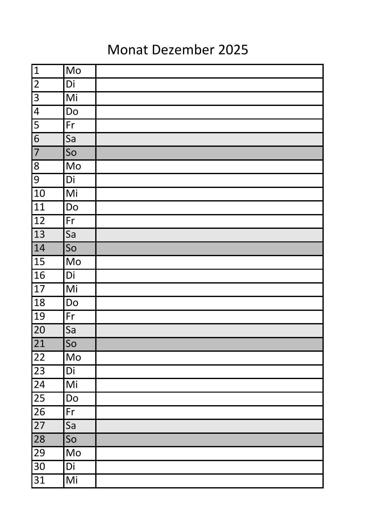 Tischkalender 2025 Zum Ausdrucken Kostenlos