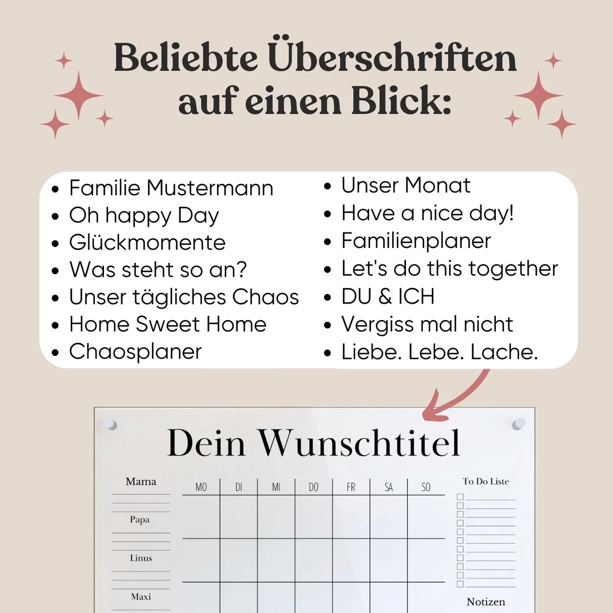 Kalender Ohne Zahlen Monate
