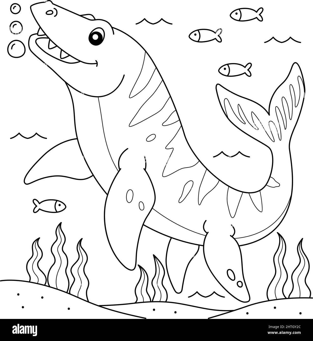 Bilder Zum Ausmalen Kostenlos Mosasaurus