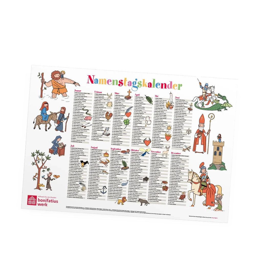 Kalender MIT Namenstagen