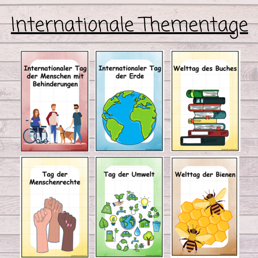Nationale Und Internationale Thementage Grundschul Universum