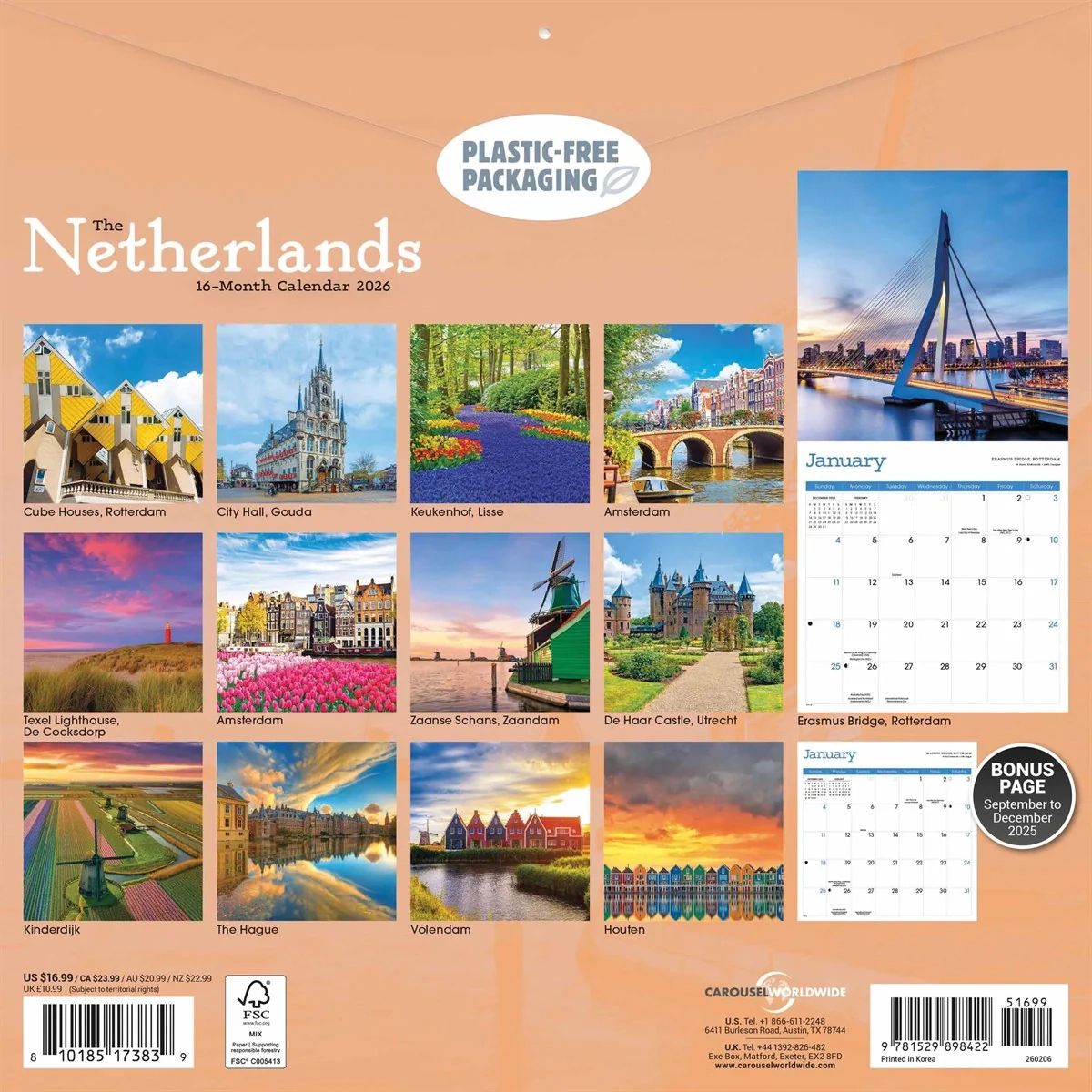 Nederland Kalender 2026 Prachtige Foto s Van Nederland