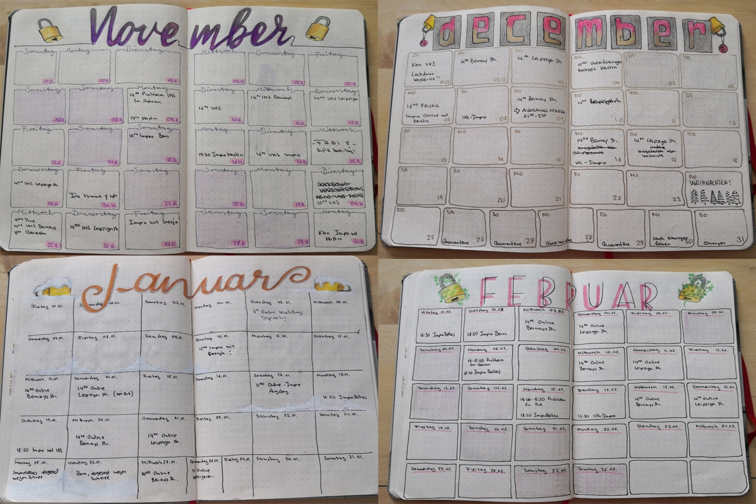 Neues Jahr Neuer Kalender Bullet Journal F r Einsteiger T hoch zwei