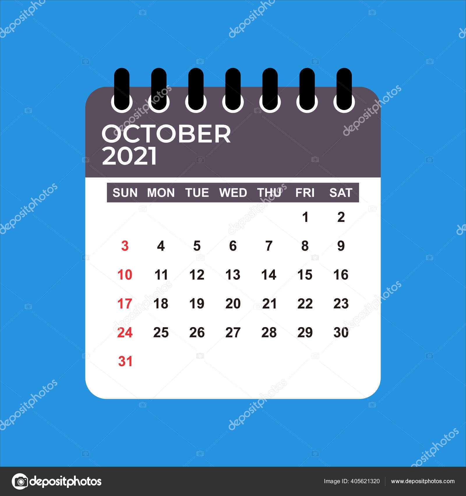 Kalender Oktober Wandkalender