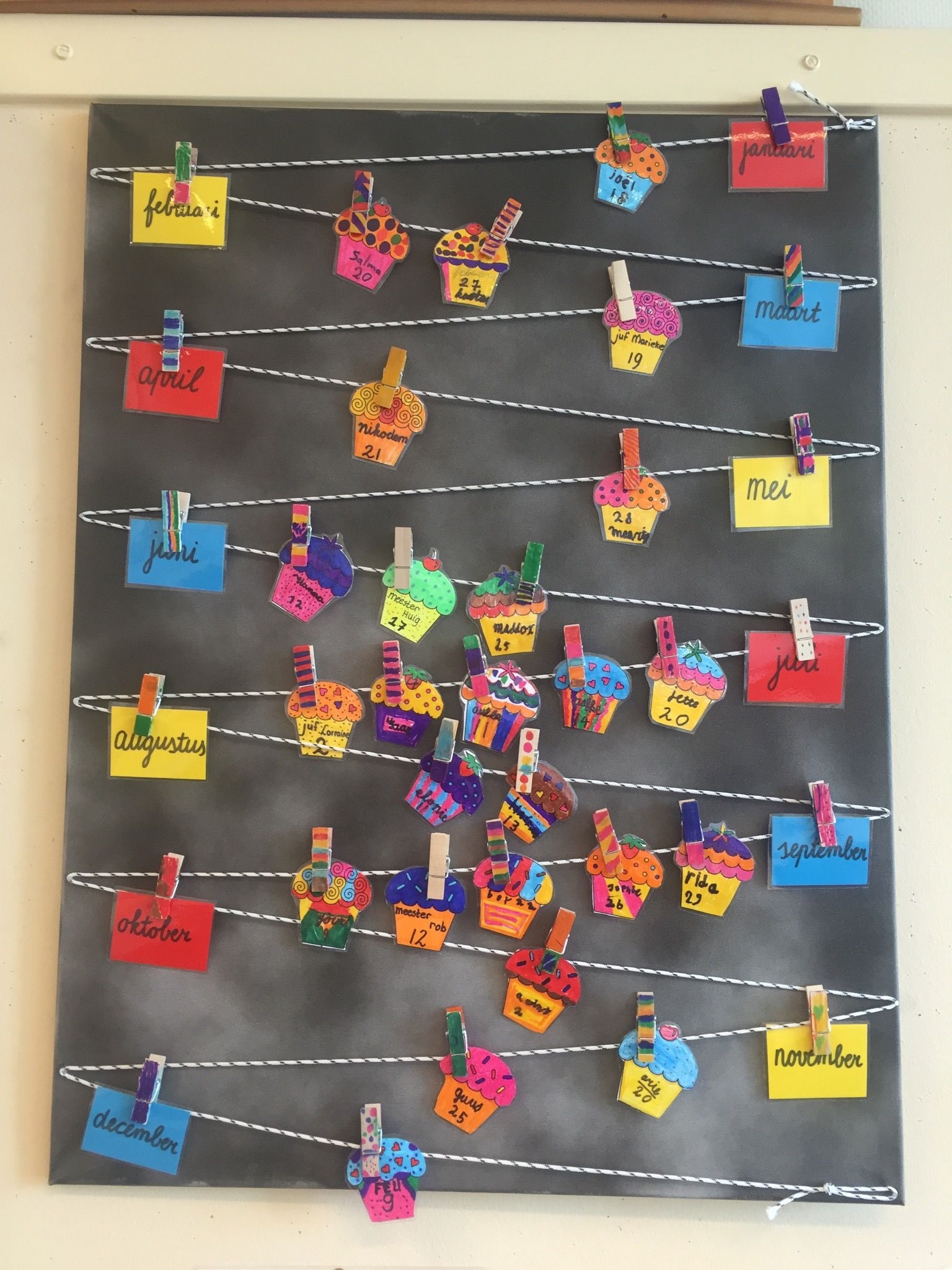 Ontdek 110 Kalender In De Klas idee n Op Dit Pinterest bord Verjaardagskalender School Verjaardag Verjaardagskalender Knutselen En Meer