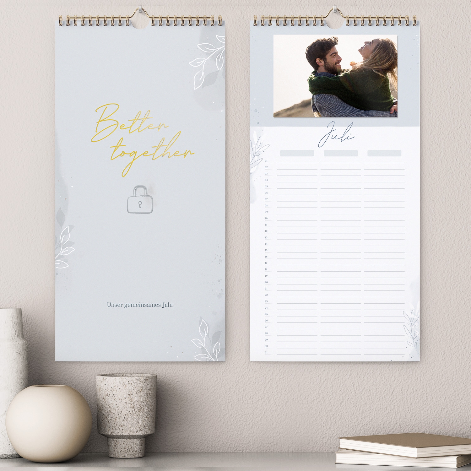 Paarkalender Wandkalender F r 2 Kind Of Hazel Mintkind