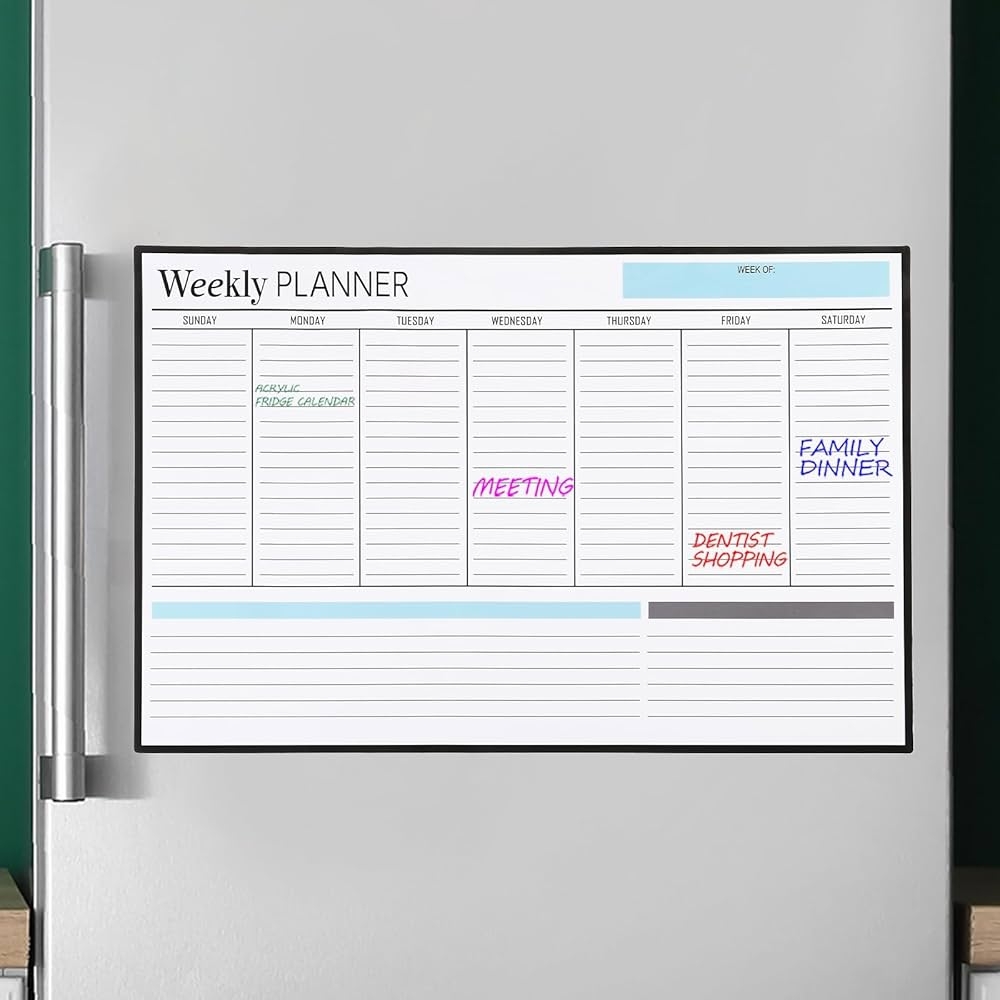 PATIKIL 16 9 x11 8 Magnetik Aufgabe Karte Trocken Radieren Wandtafel Tabelle Kalender F r T glich W chentlich Monatlich Pr fliste Zeitplan Wei Amazon de B robedarf Schreibwaren