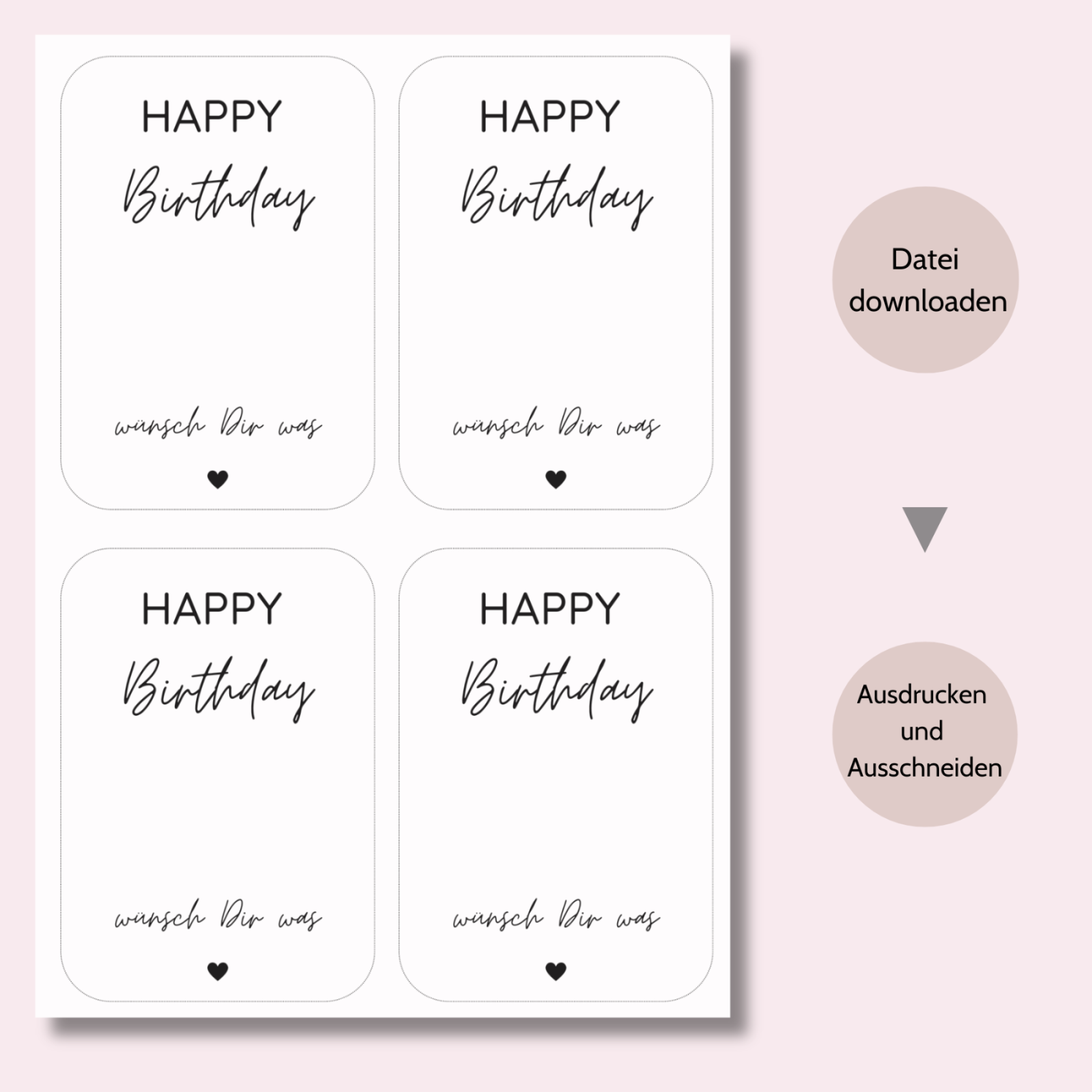 PDF Vorlage Zum Ausdrucken Geburtstag Kaufen