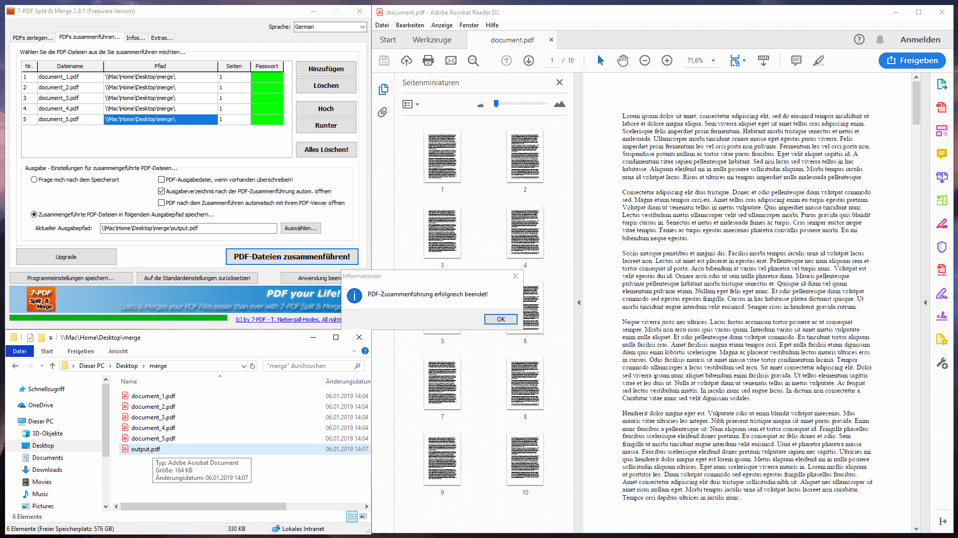 PDF Zusammenfügen Kostenlos
