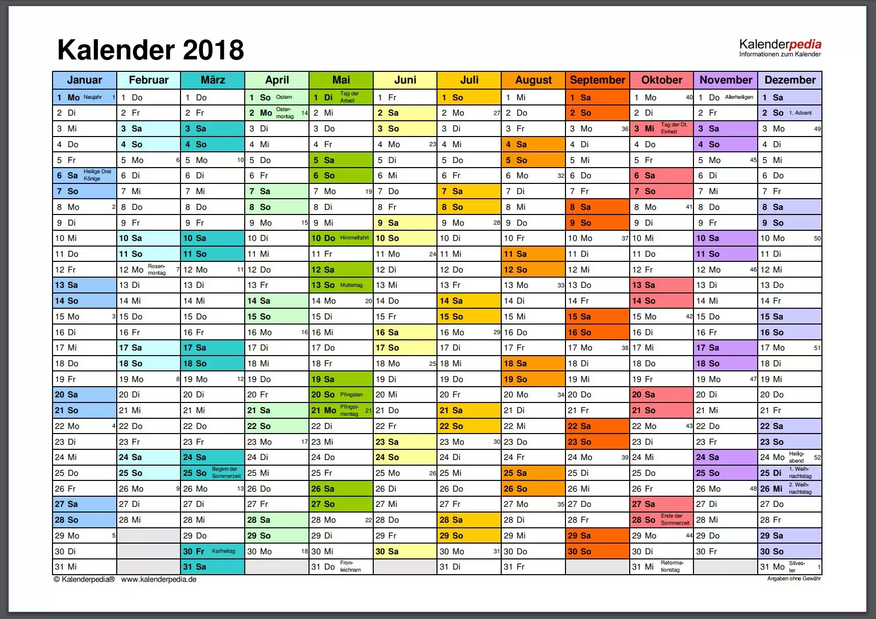 Perfekte Kalender Ausdrucken Tutonaut