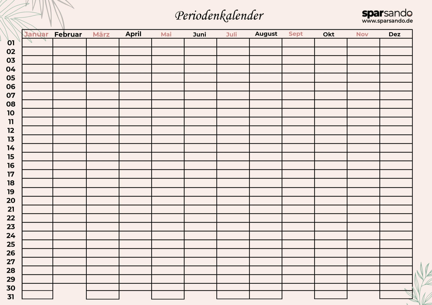 Kalender Zum Ausdrucken Kostenlos