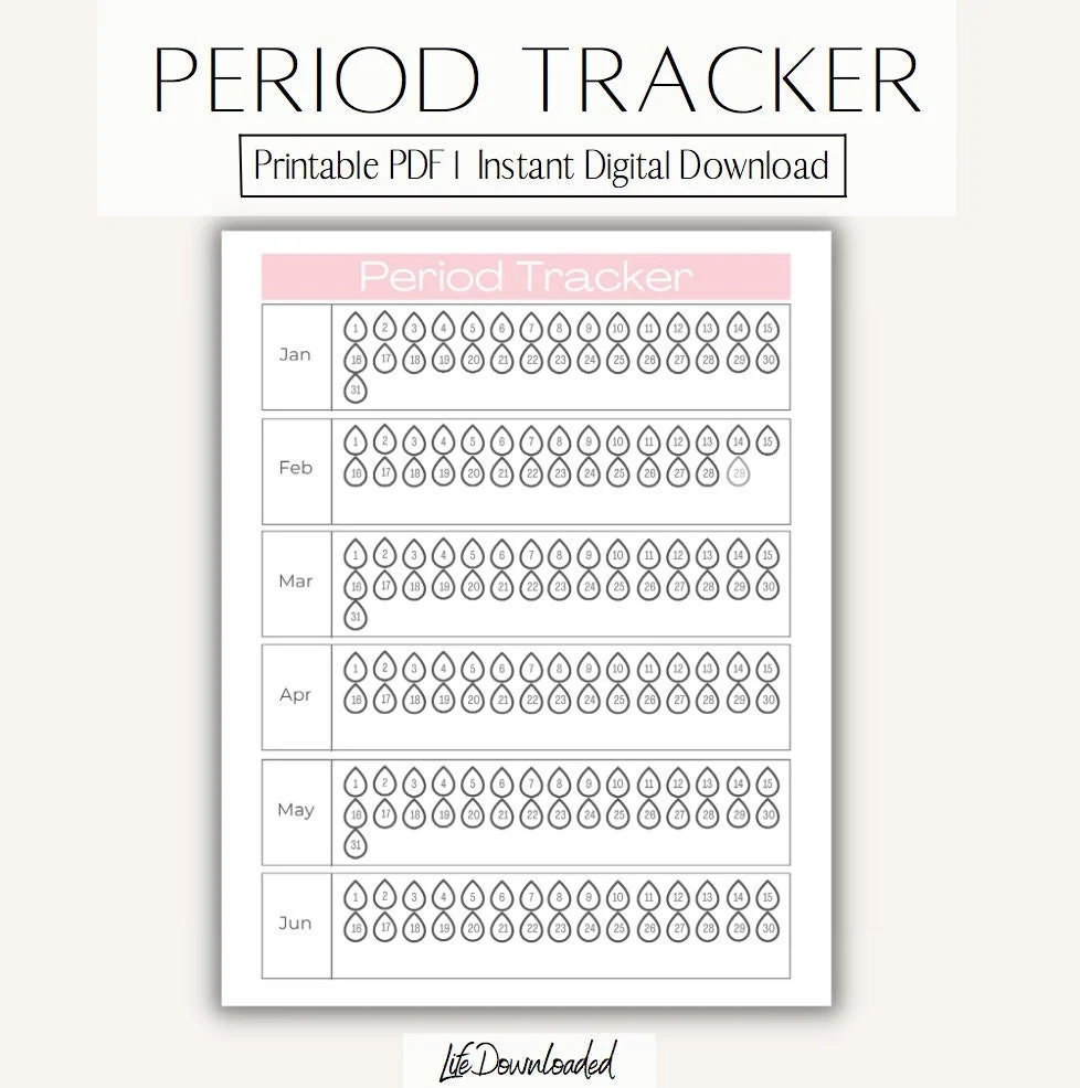 Periodenkalender Zum Ausdrucken Kostenlos