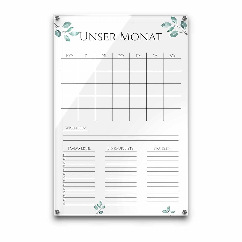 Personalisierter Kalender Zum Eintragen Von Wichtigen Terminen Bunt Bedruckt Ideal F r Familien Zum Aufh ngen In Der K che Dem Wohnzimmer Etc Ca 40x60 Cm Amazon de B robedarf Schreibwaren