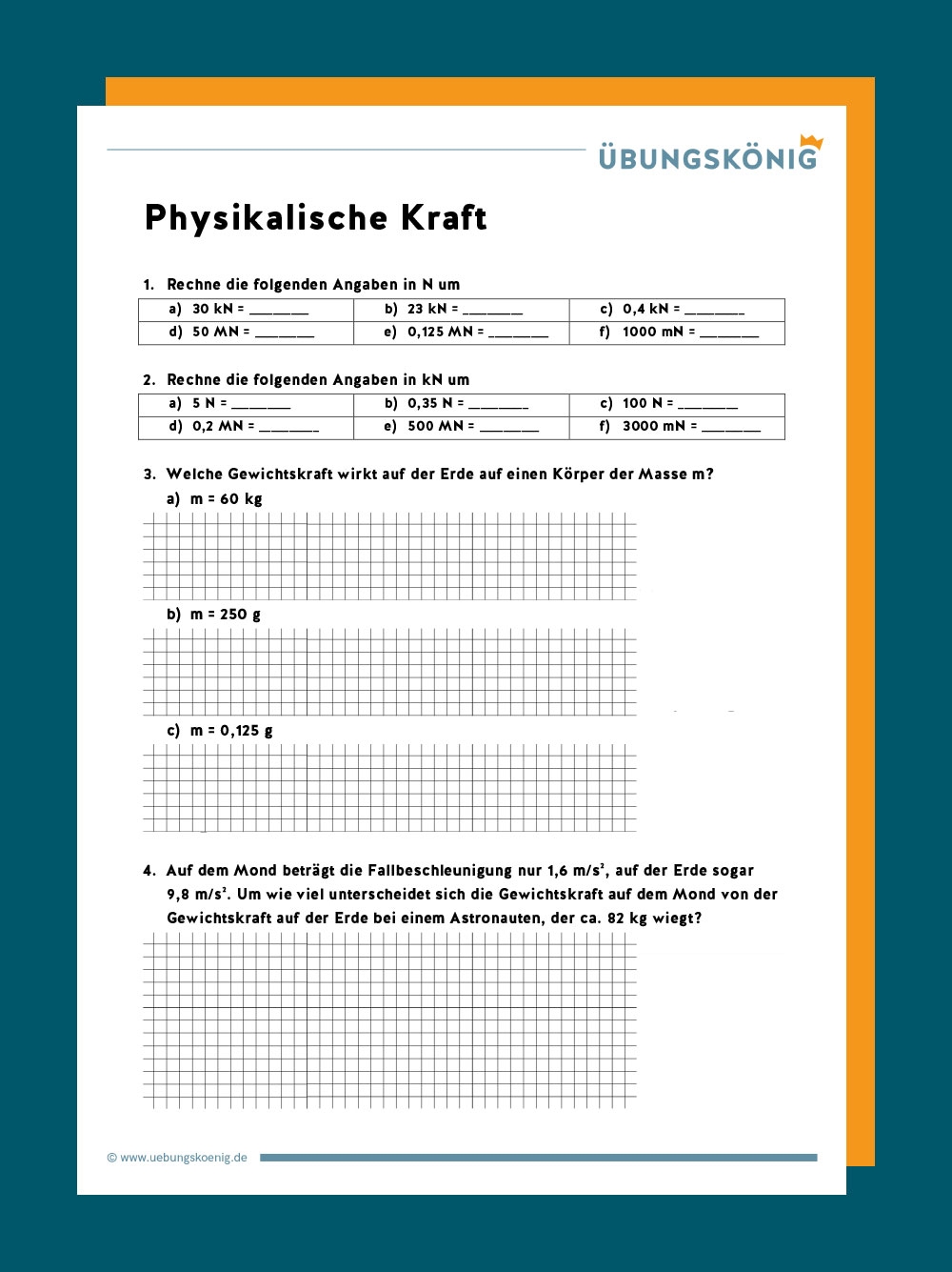 Physikalische Kraft