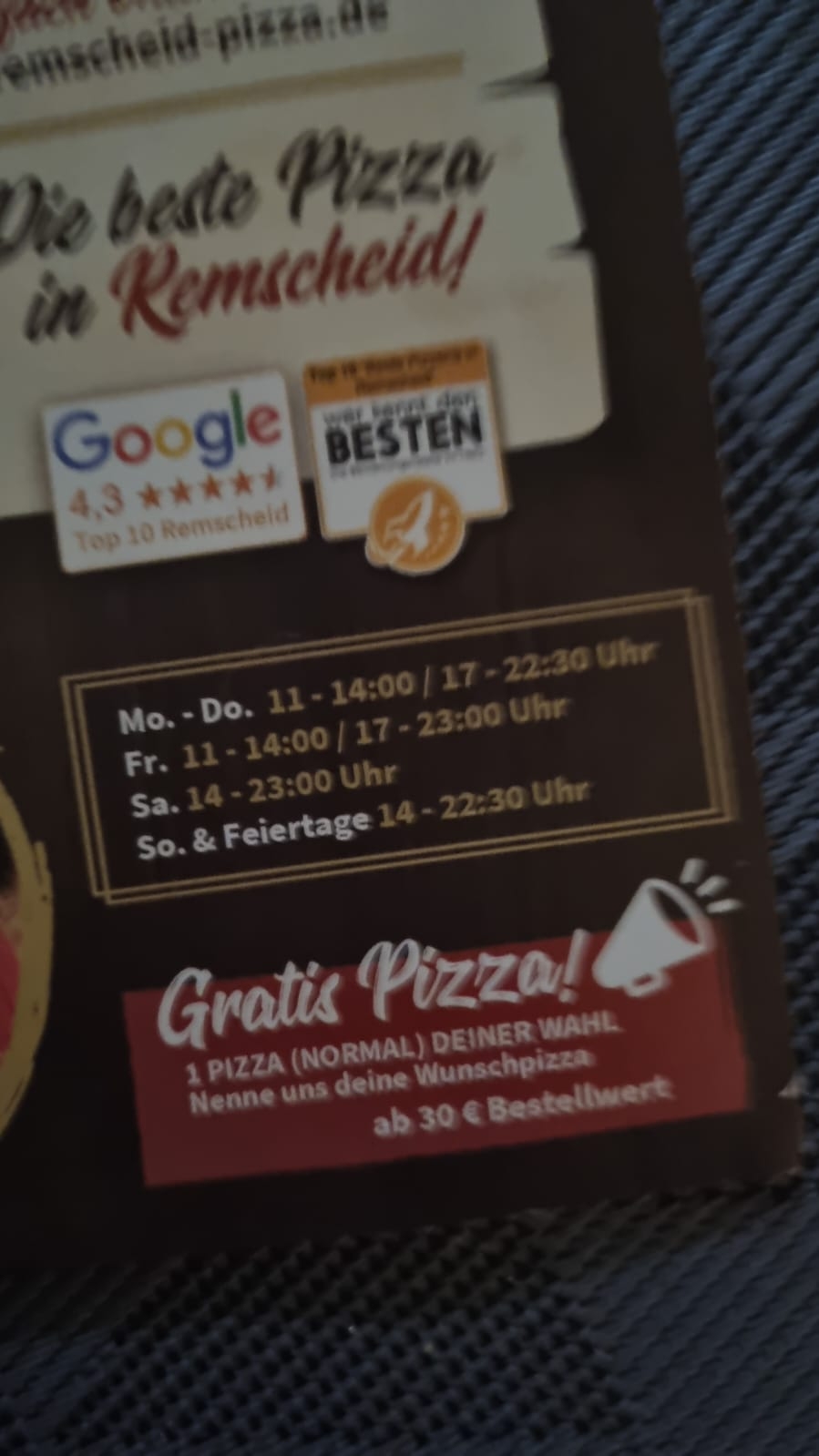 Pizza Paradiso Menu Updated 2025 