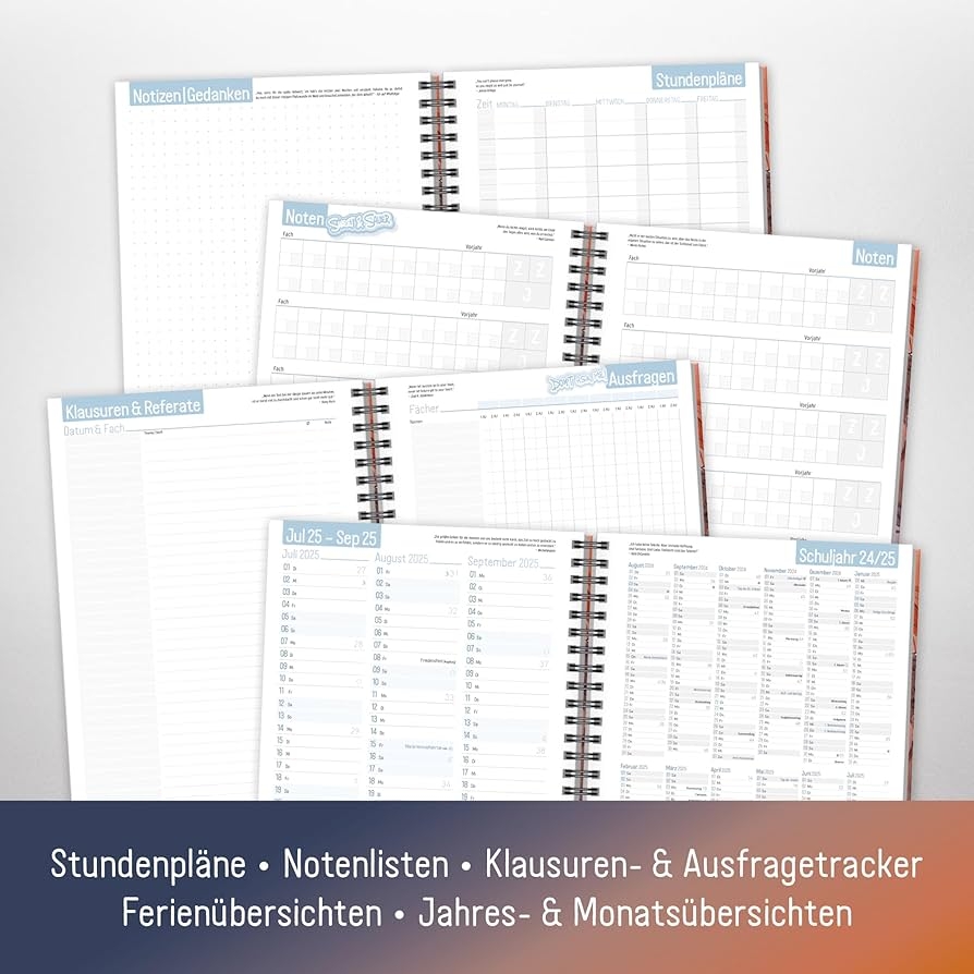 Planer 2025 2026 H fft Premium Sch ler Kalender Normal Is Boring Studienplaner 2025 26