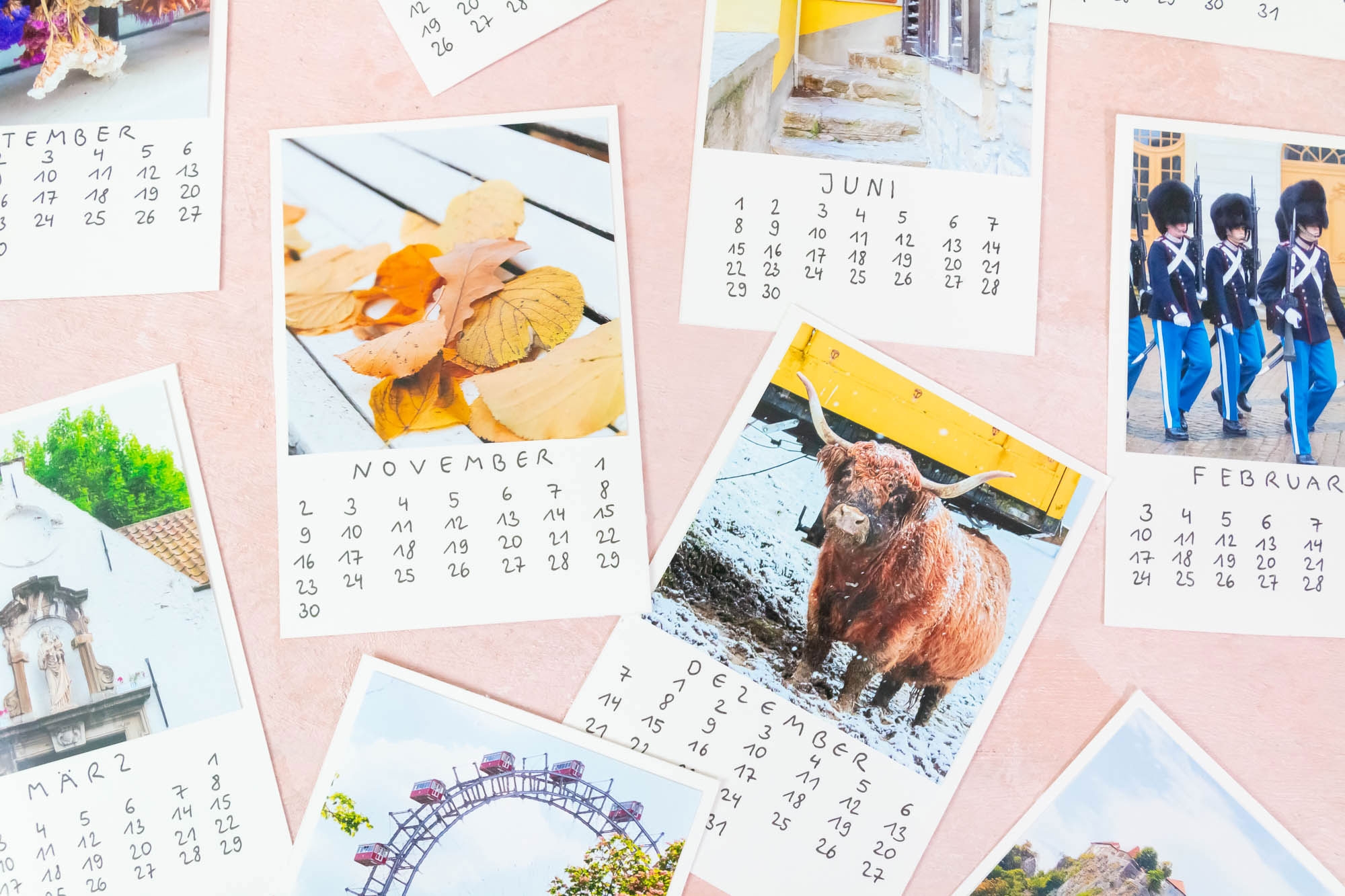 DIY Basteln Kalender