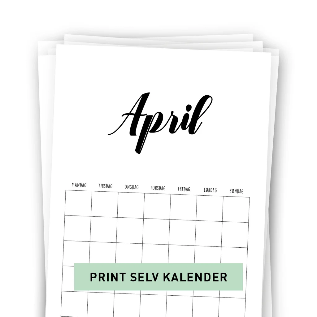 Print Selv Kalender Homedec dk