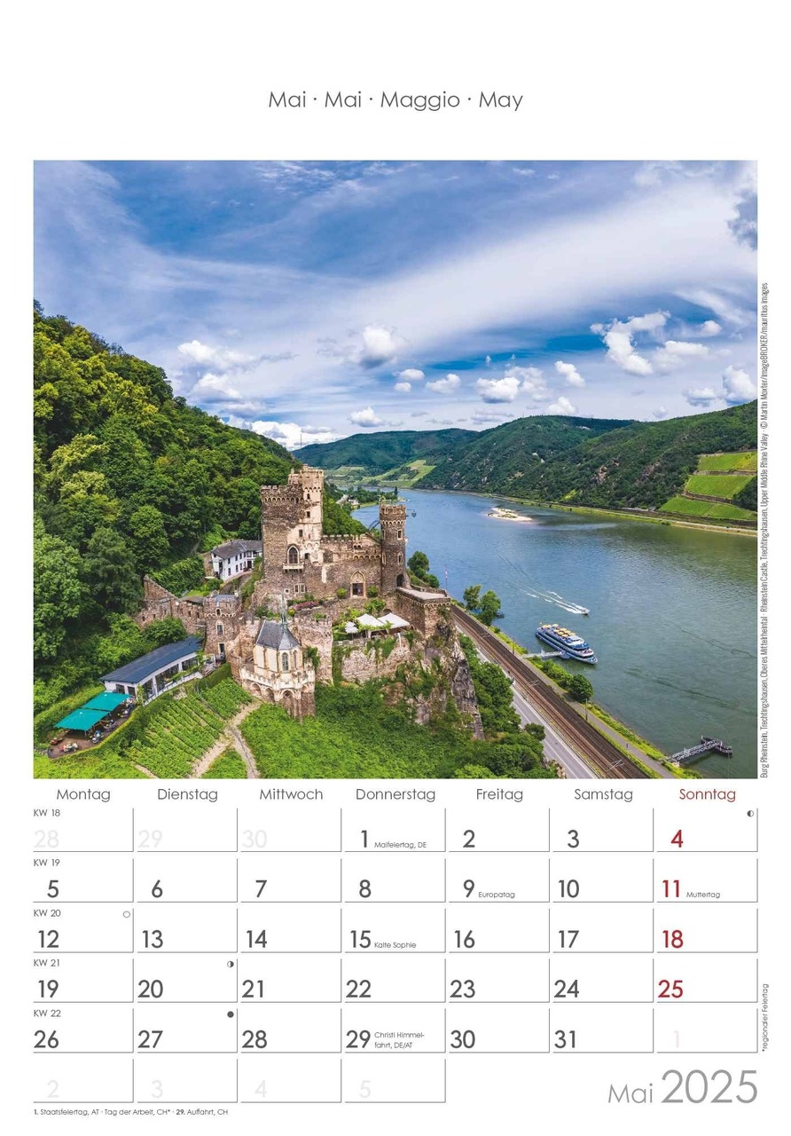 Kalender 2025 Rheinland-Pfalz