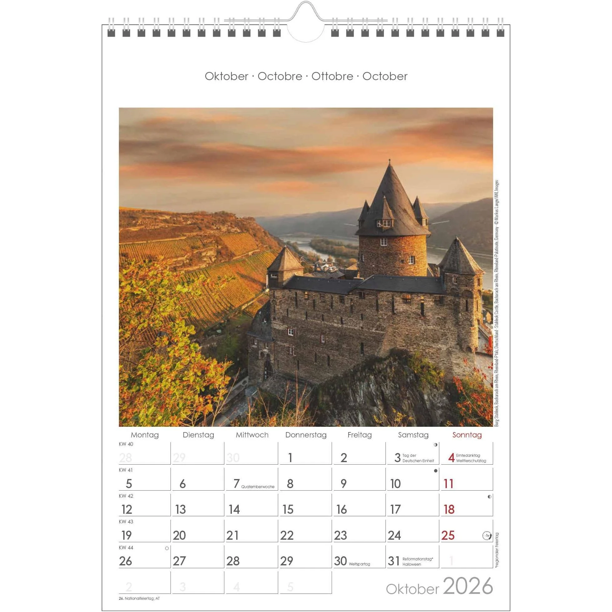 Rheinland Pfalz Kalender 2026 G nstig Kaufen Kalendersale de