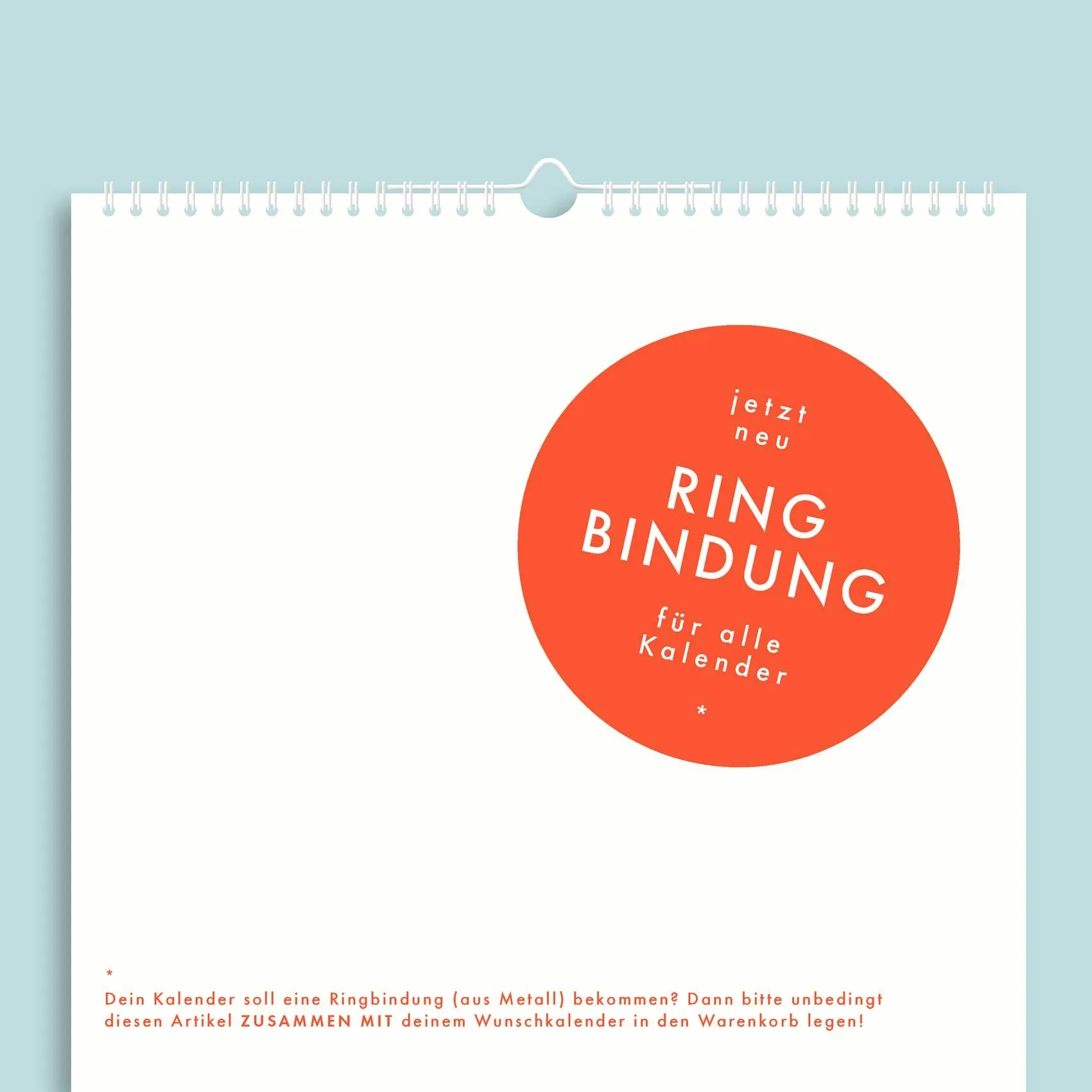 Kalender Selber Ringbinden