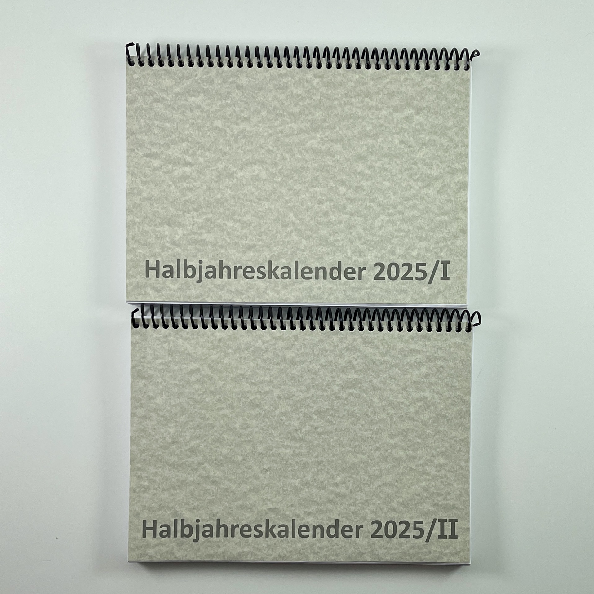 Ringbuch Kalender 2025 DIN A5 Halbj hrlich IKE O Pad 