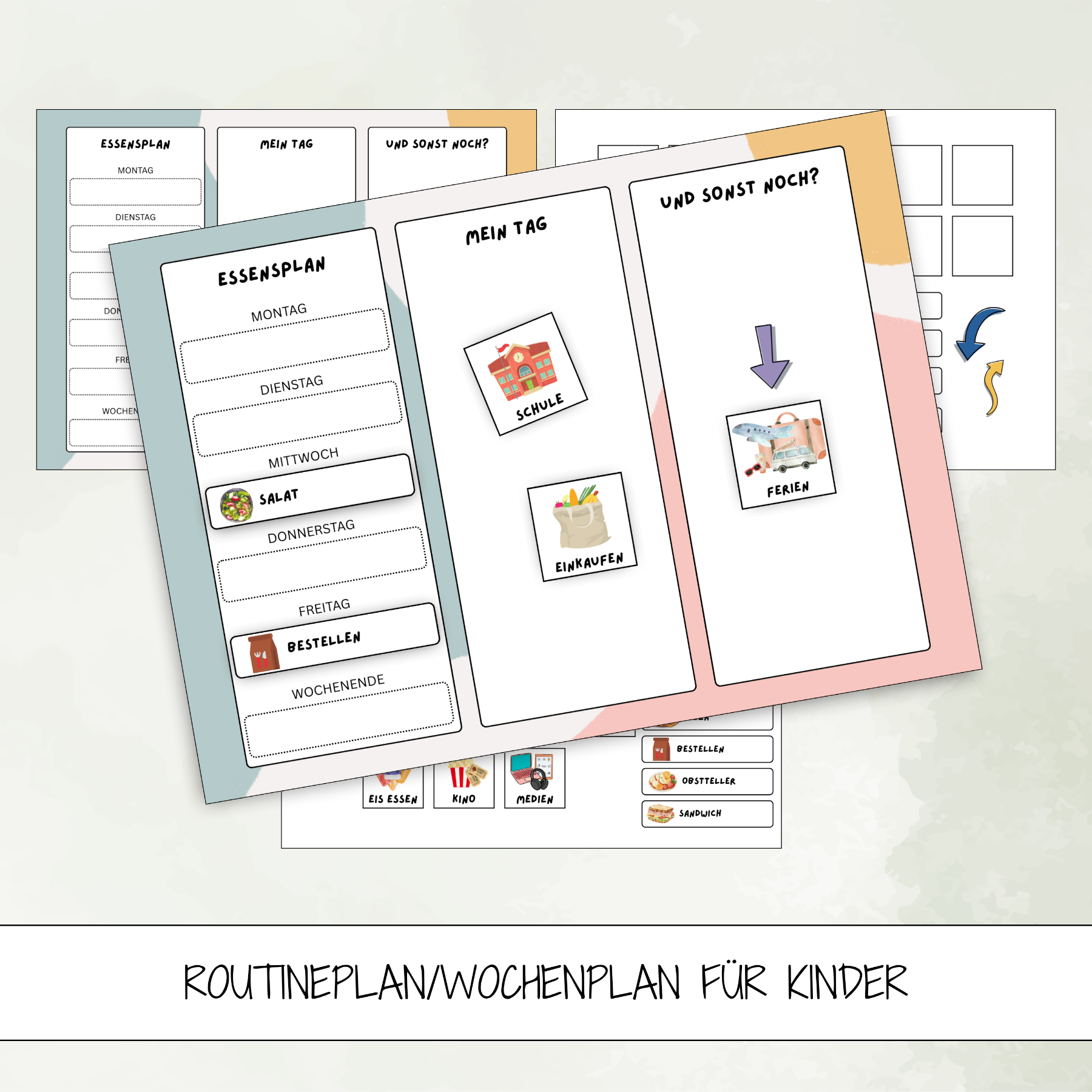 Routineplan F r Kinder Zum Ausdrucken A4 Kaufen