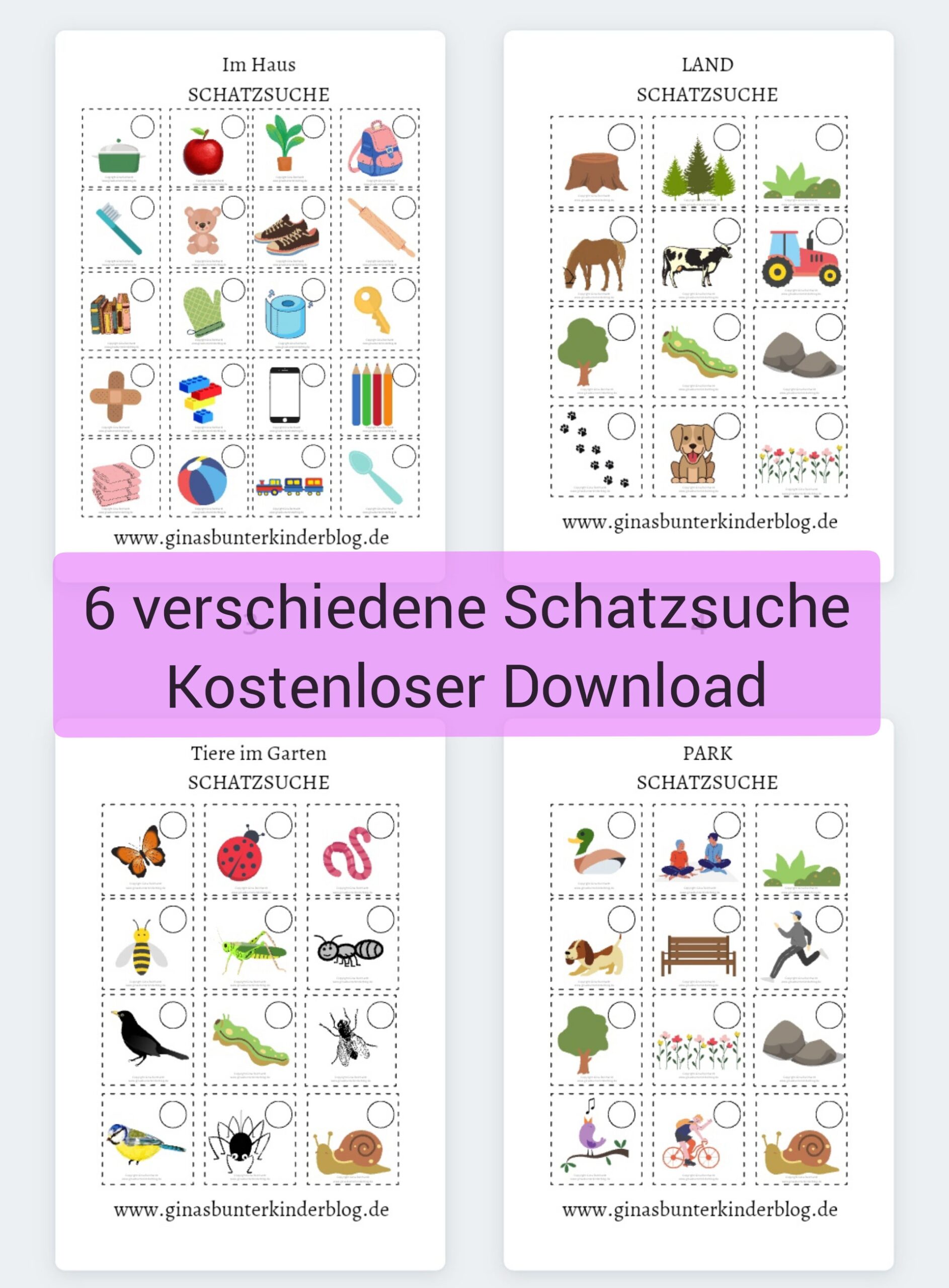 Schatzsuche F r Kinder verschiedene Themen Gratis Vorlage Ginas Bunter Kinderblog Der Familien Und DIY Blog Gegen Langeweile
