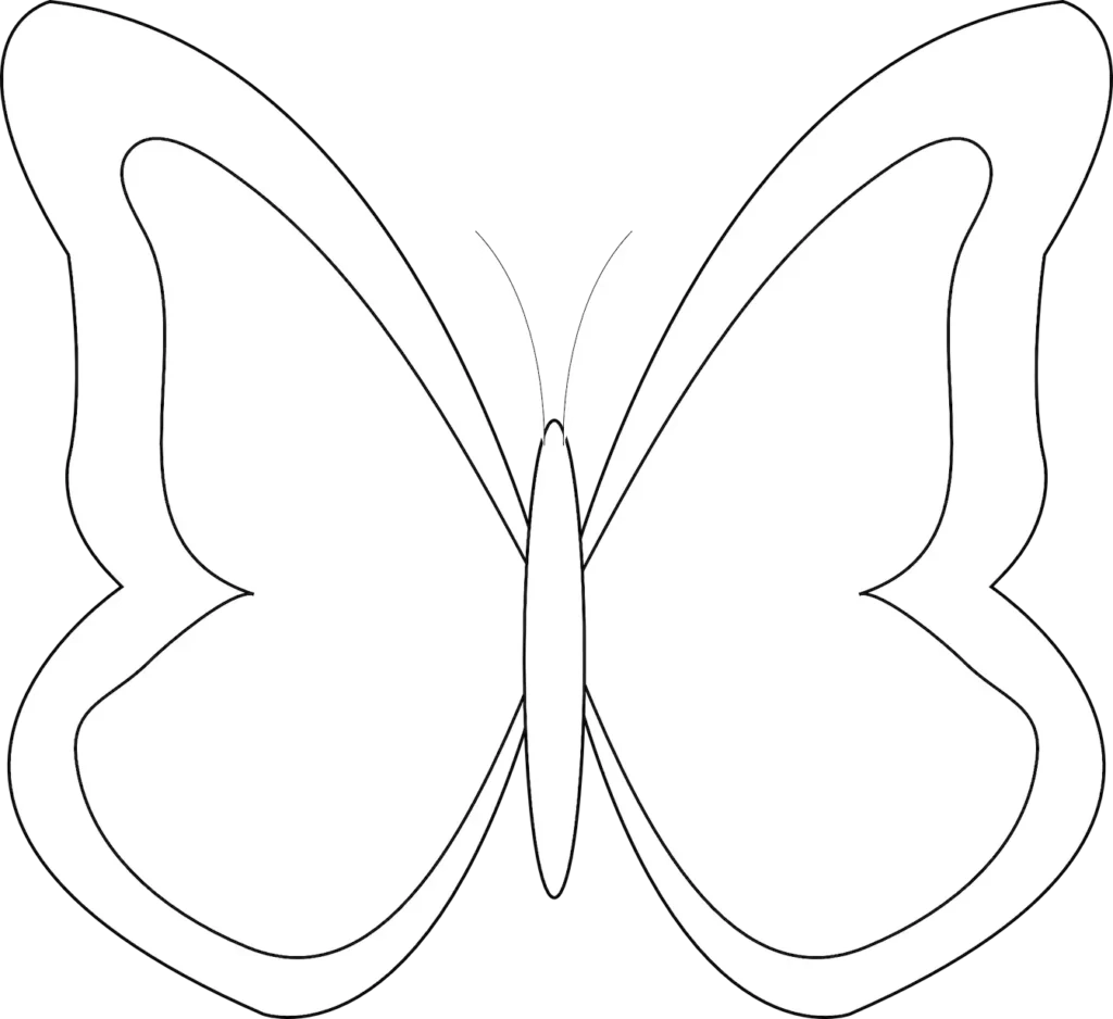 Vorlagen Schmetterling Zum Ausdrucken Kostenlos Einfach