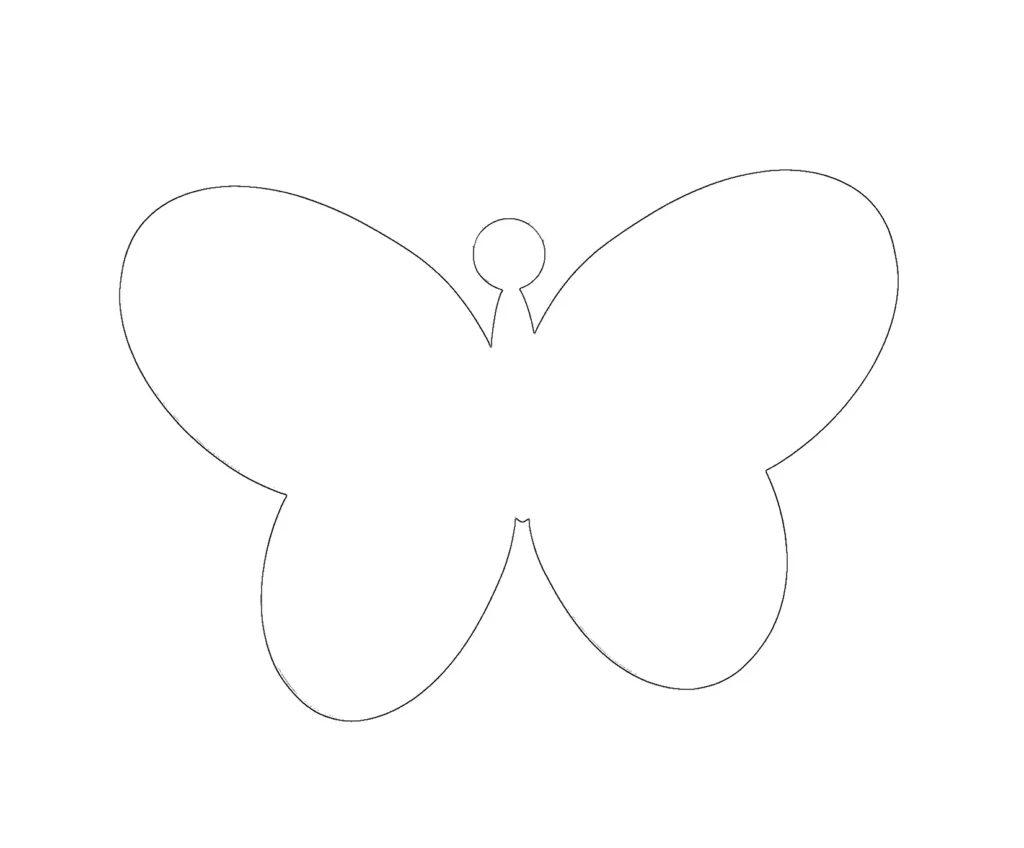 Schmetterling Vorlage Zum Ausdrucken Und Basteln Schmetterling Vorlage Zum Ausdrucken Und Basteln