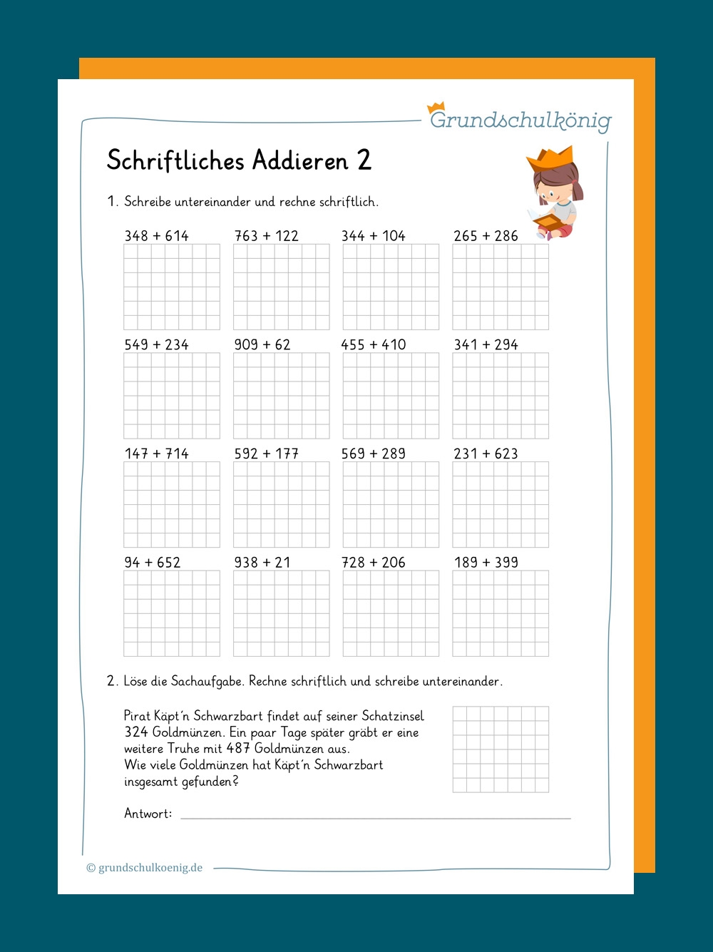Schriftliches Addieren