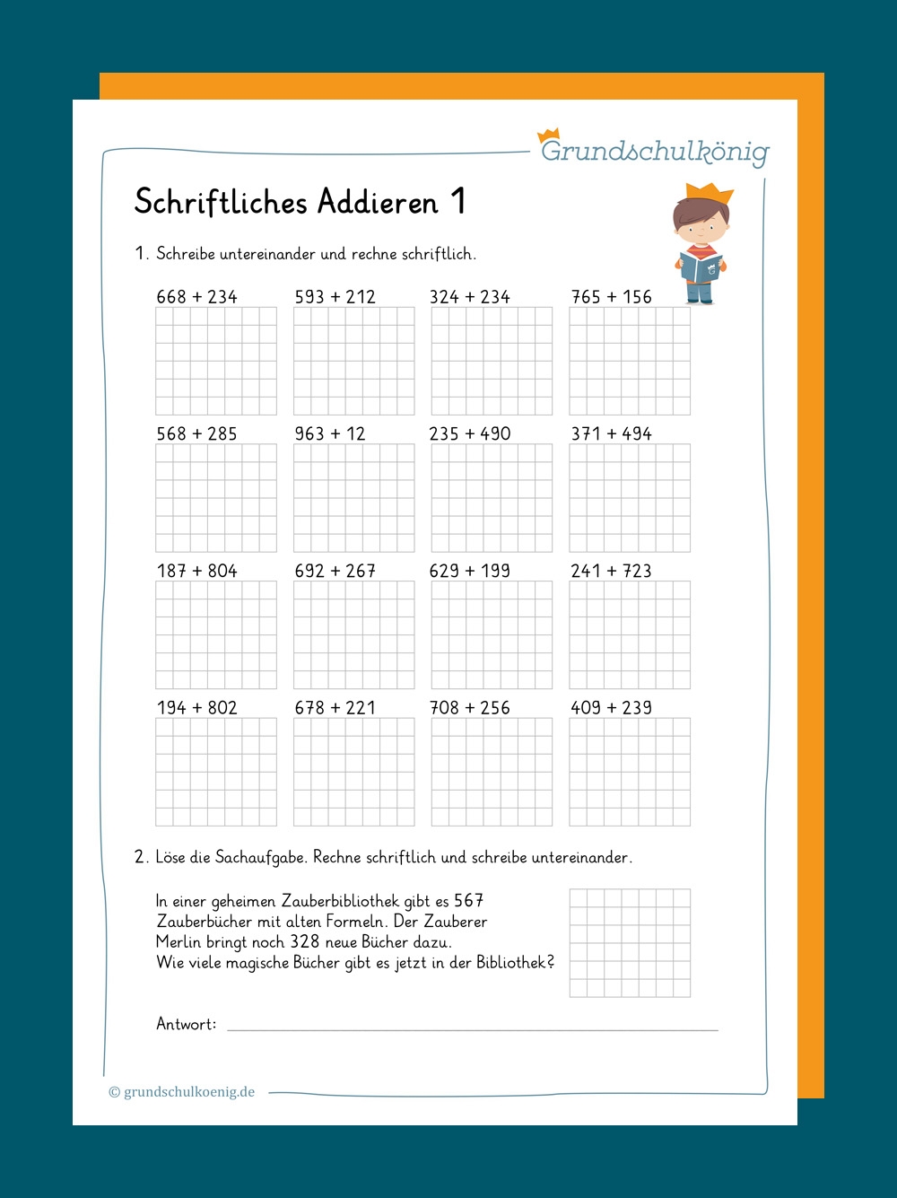 Schriftliches Addieren