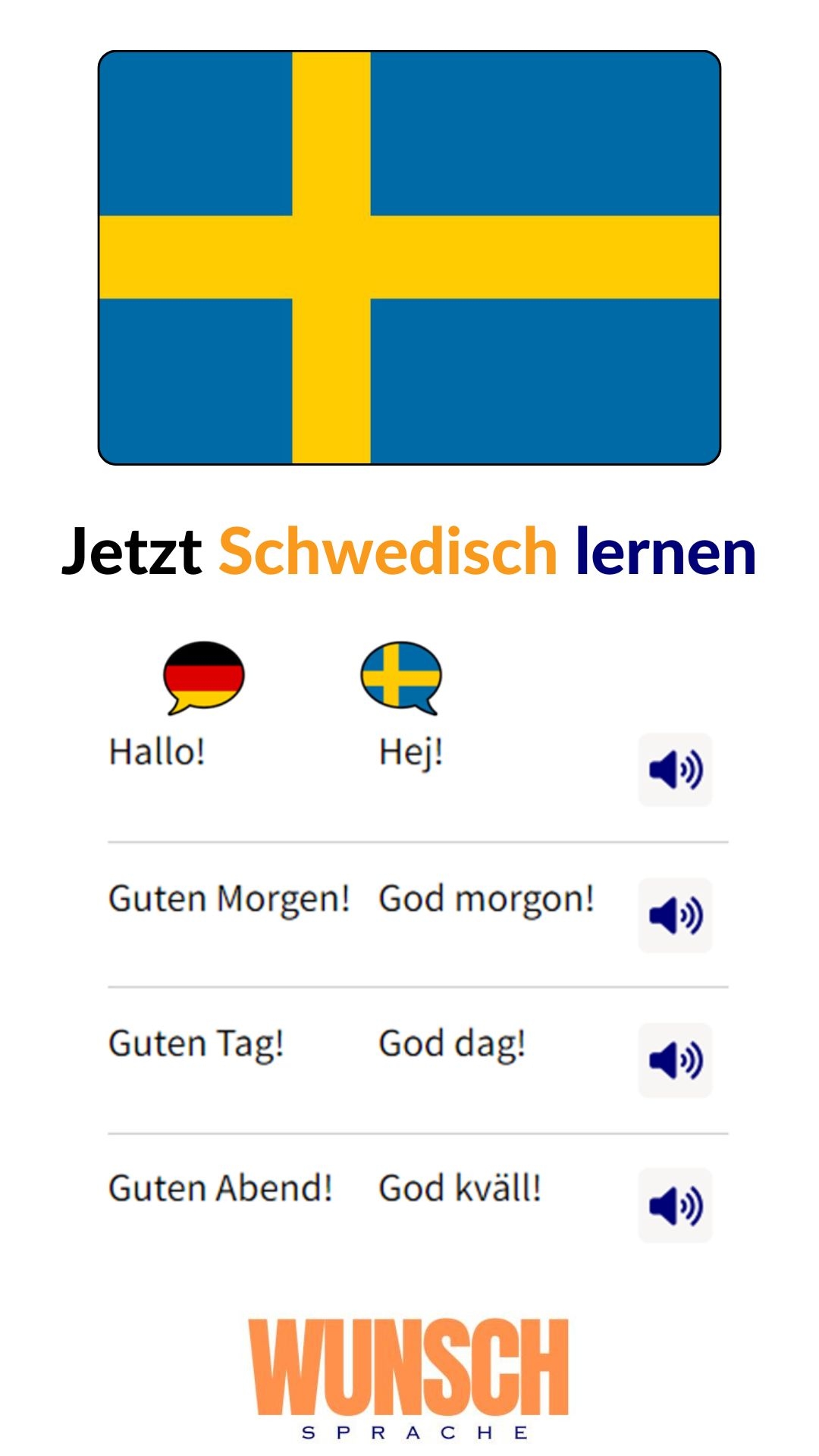 Schwedisch Lernen Arbeitsblätter