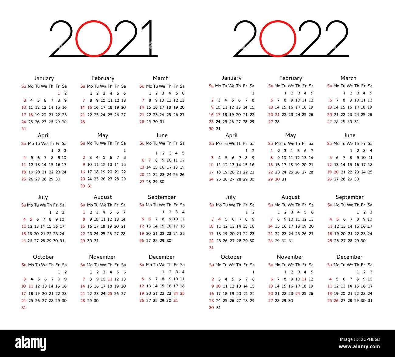 Kalender 2022 Tageszahl