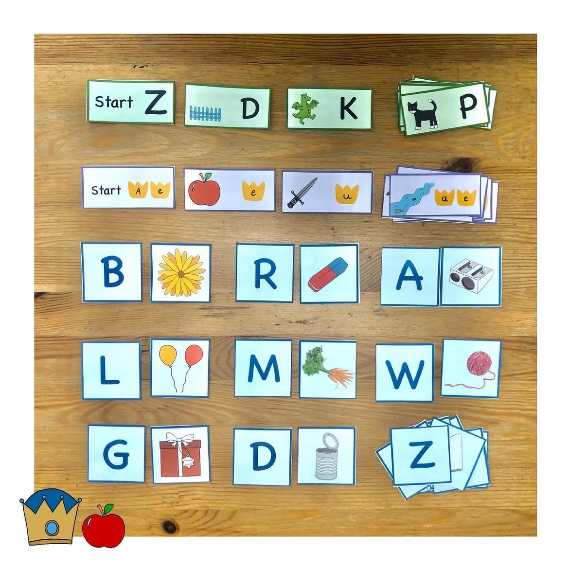 Spiele Zu Der Einf hrung Der Buchstaben Anlaute Und K nig H ren Deutsch Klasse 1 Unterrichtsmaterial Im Fach Deutsch