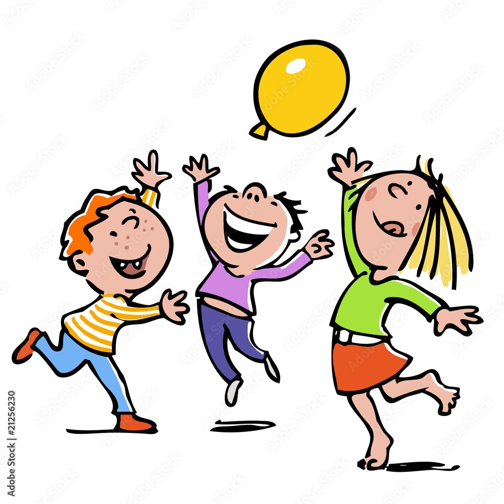 Spielende Kinder Stock Photo Adobe Stock