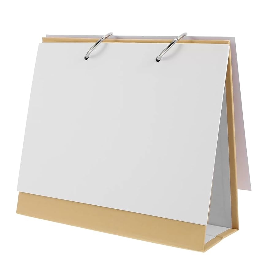 SPORWAY DIY Tischkalender Blanko Notizblock Fotokalender Bastelkalender Wochenkalender Tischplaner Kraftpapier Ringbuch Spiralblock DIY Memo Papier Zeitplaner Leerer Zettel F r Notizen Malen Lernen Amazon de B robedarf Schreibwaren