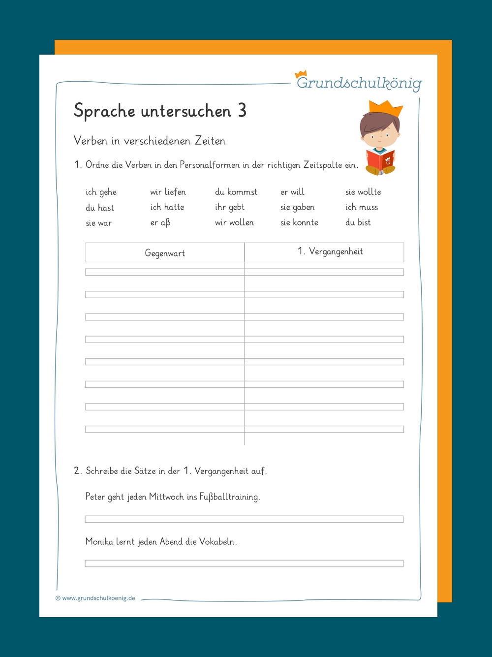 Sprache Untersuchen Deutsch 3 Klasse