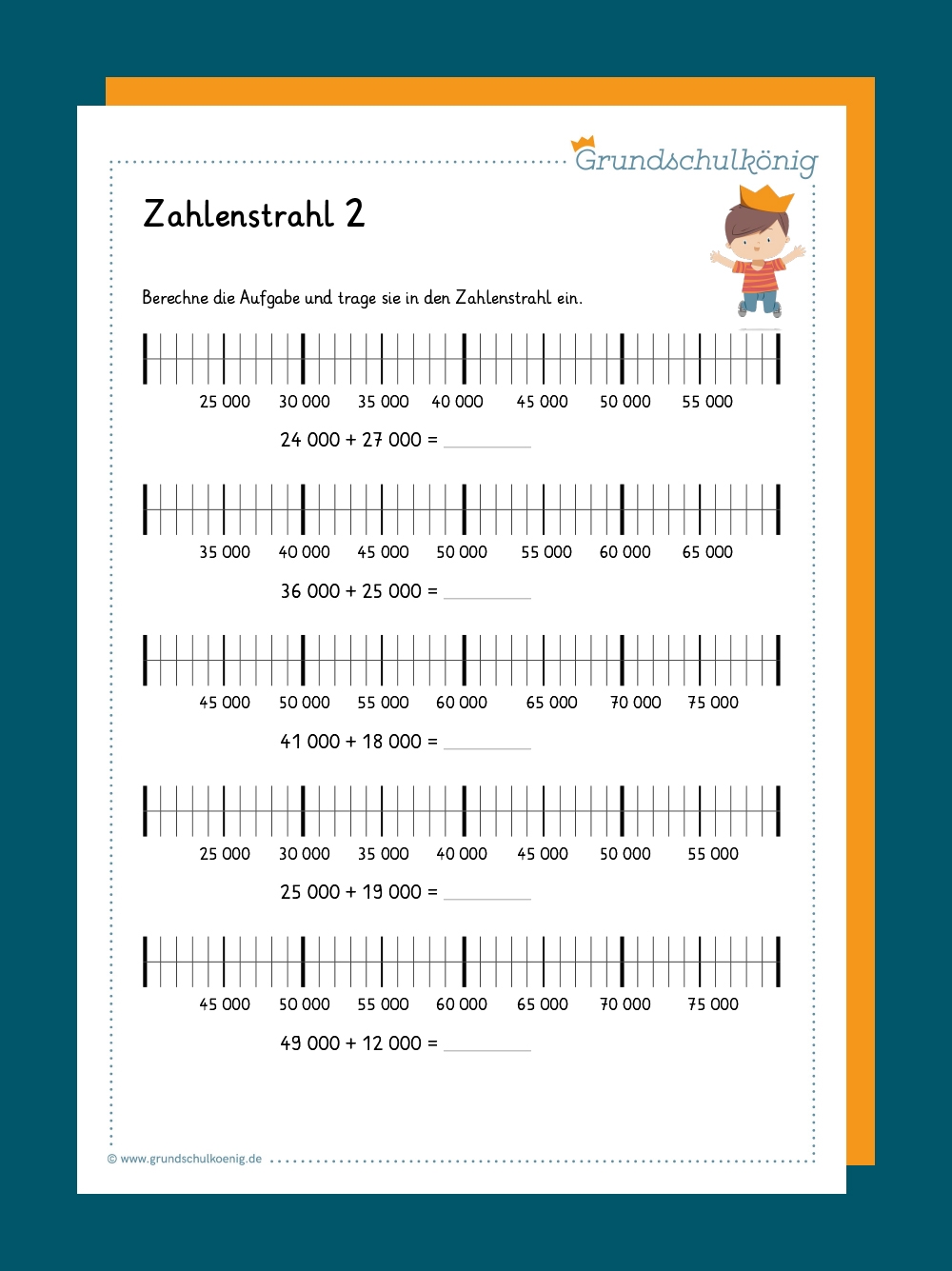 Zahlenaufbau 4. Klasse Arbeitsblätter