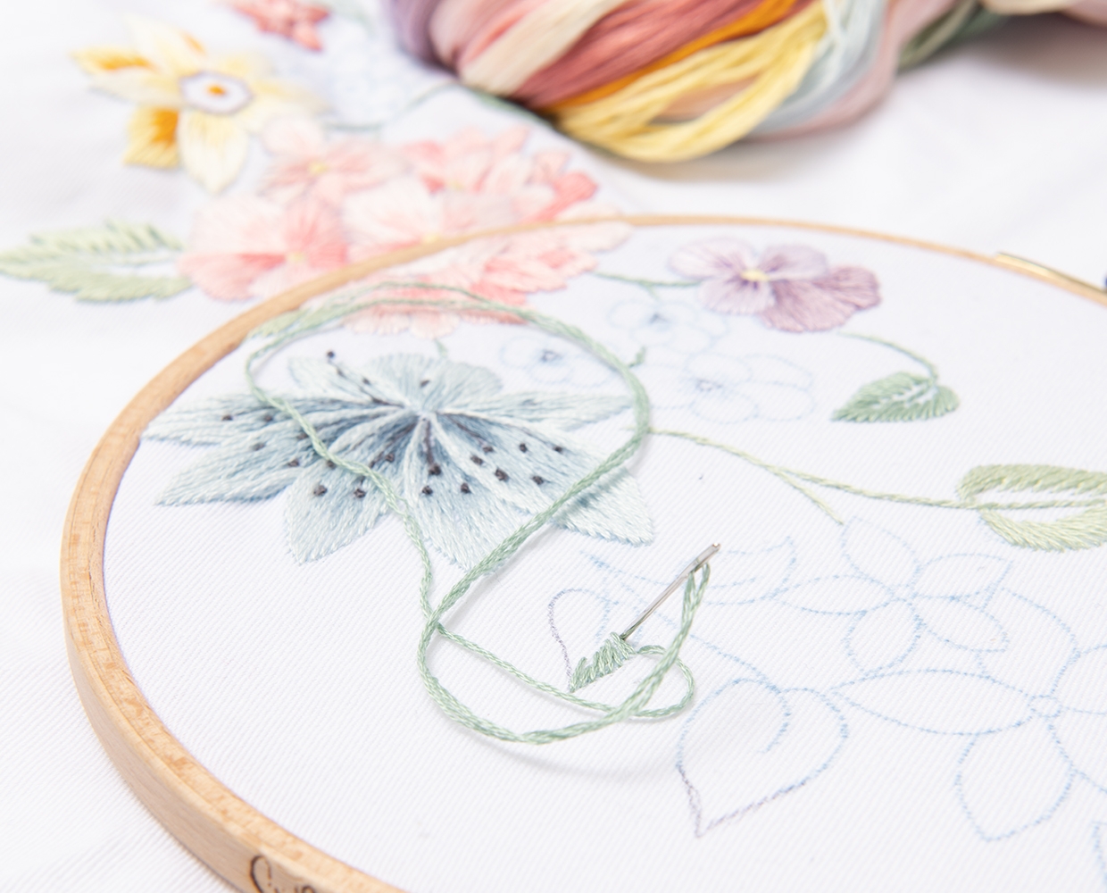 Stickvorlagen Blumen Sticken I Idee blog