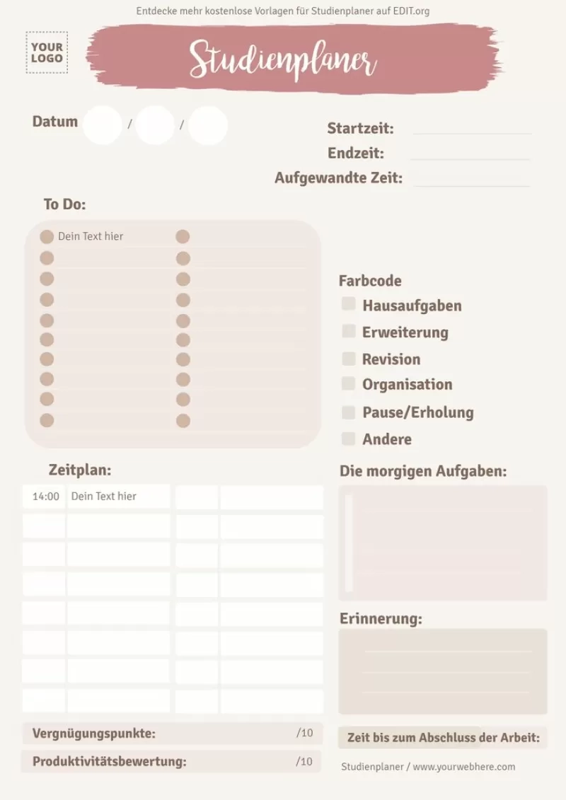Kalender Beispiel Fuer Schueler