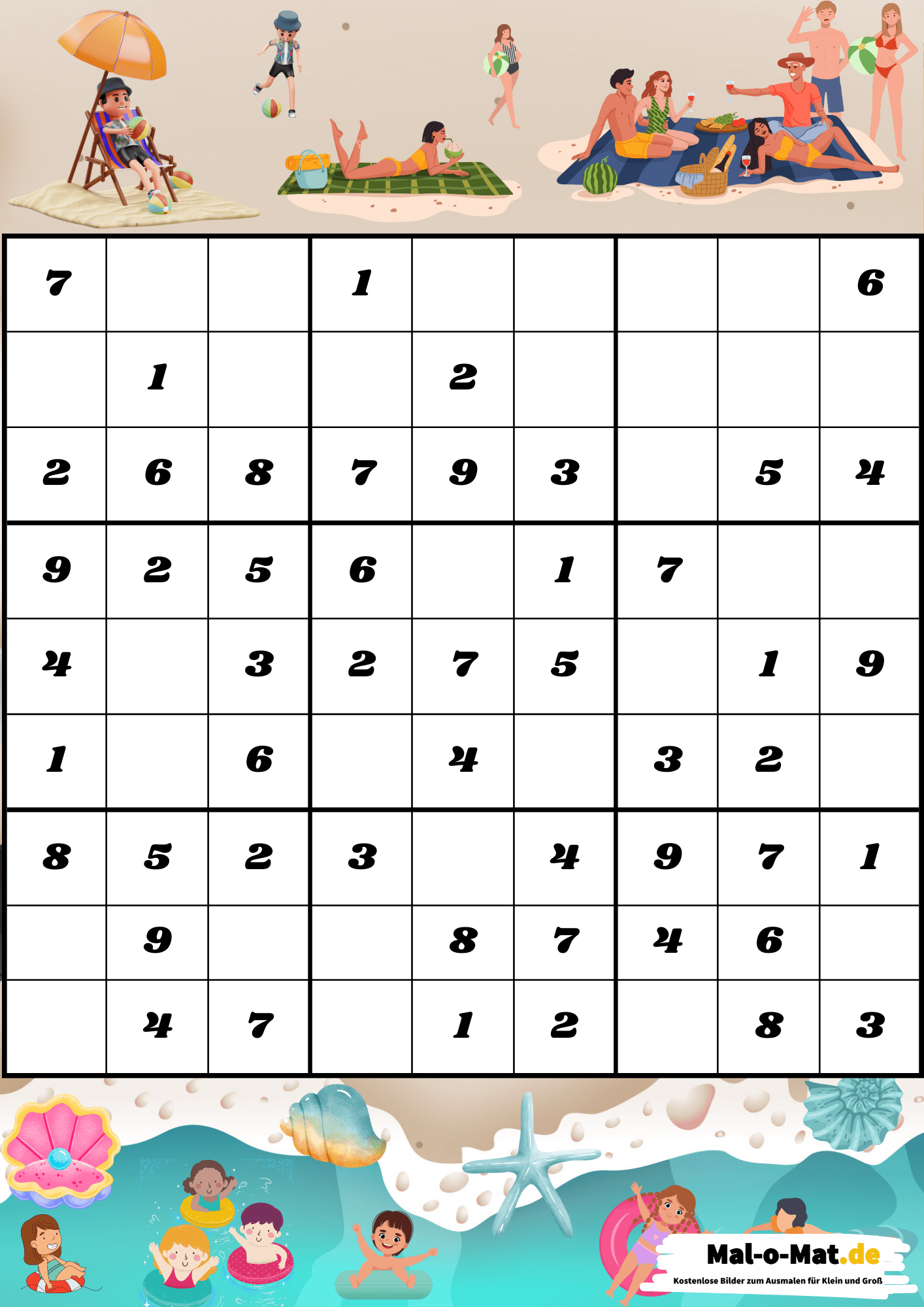 Sudoku Kostenlos Zum Ausdrucken