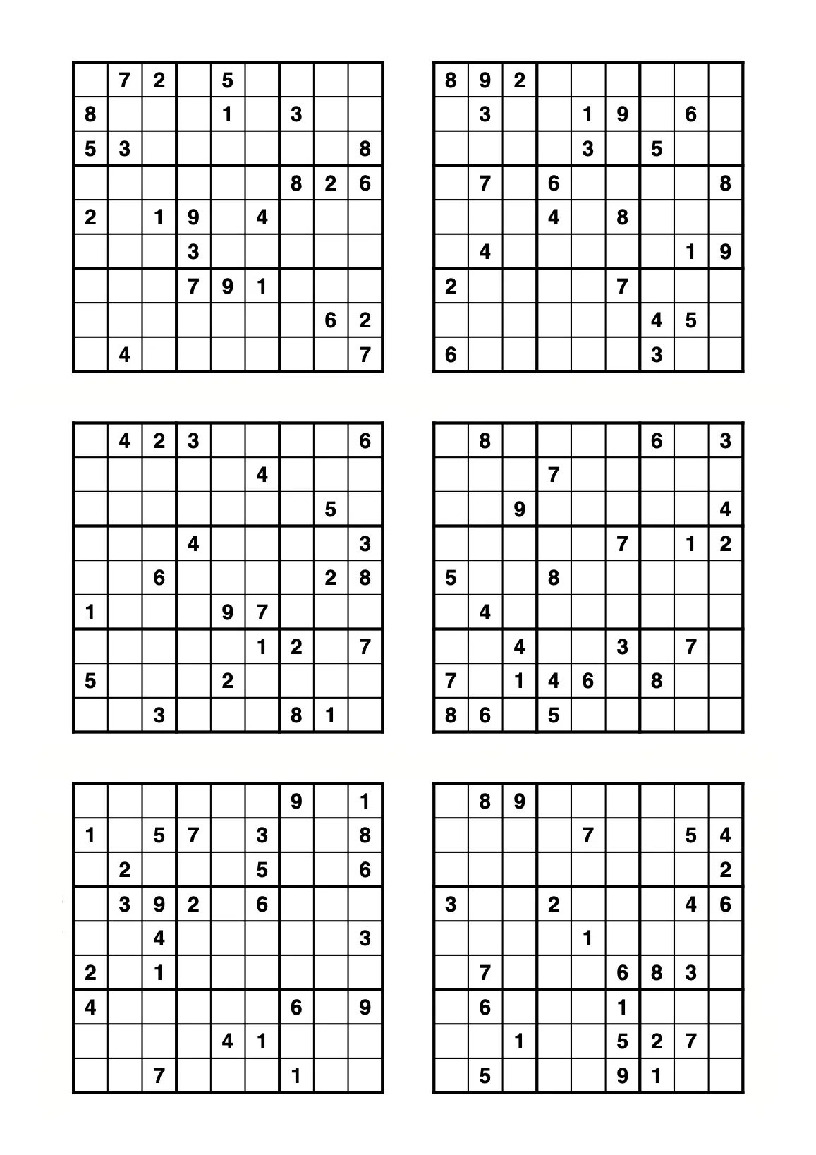 Sudoku Zum Ausdrucken Kostenloser Download