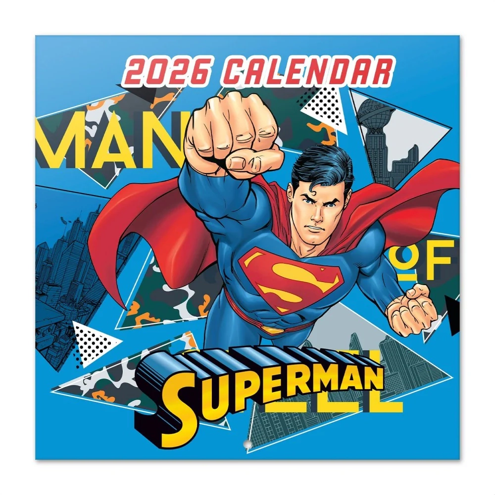 Superman Kalender 2026 Actie Per Maand
