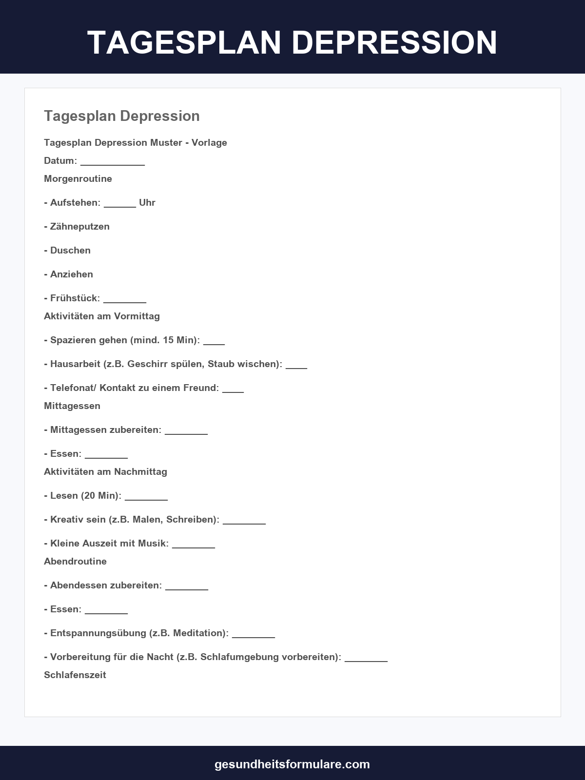 Tagesstruktur Für Depressive Jugendliche Vorlage Kostenlos Tagesstruktur Für Depressive Jugendliche Vorlage Kostenlos