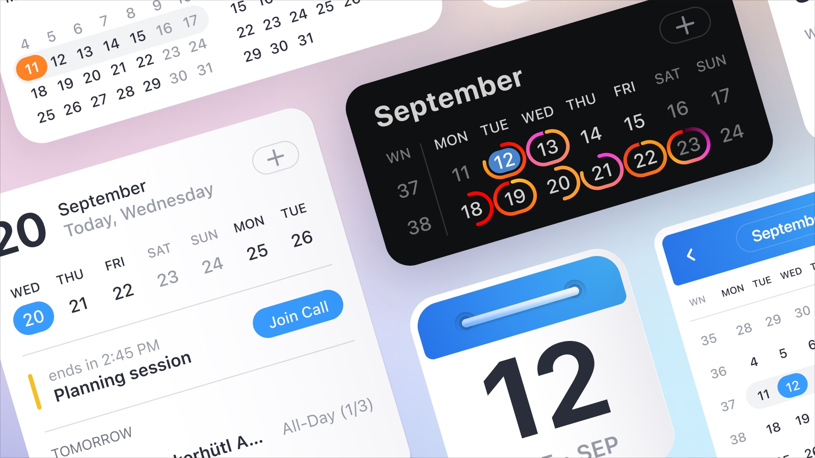 Kalender Wand iOS