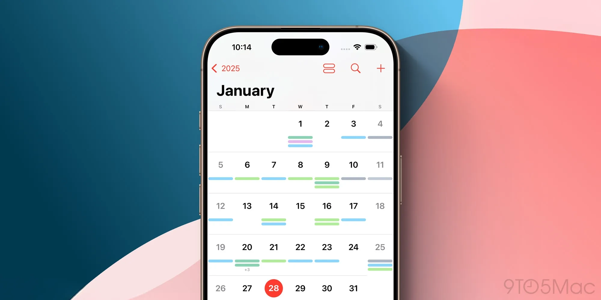 iOS 18 Kalender