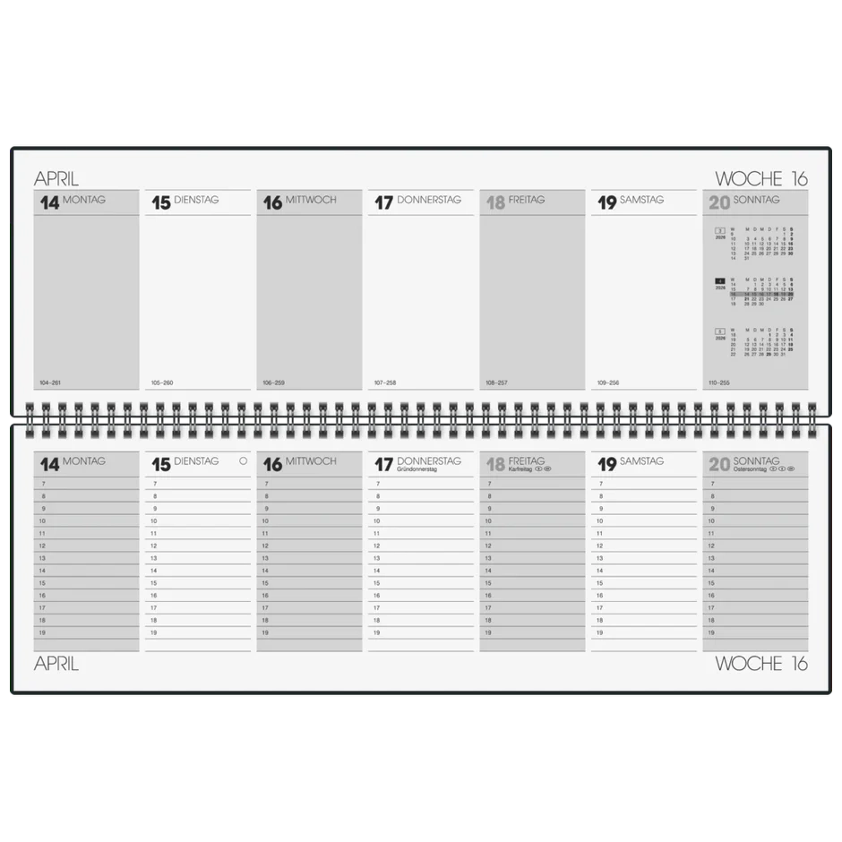 Tischkalender 2025 Online Kaufen Praktische Kalender Von BRUNNEN